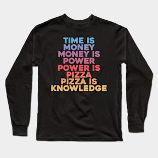 Time Is Money Long Sleeve T-Shirt